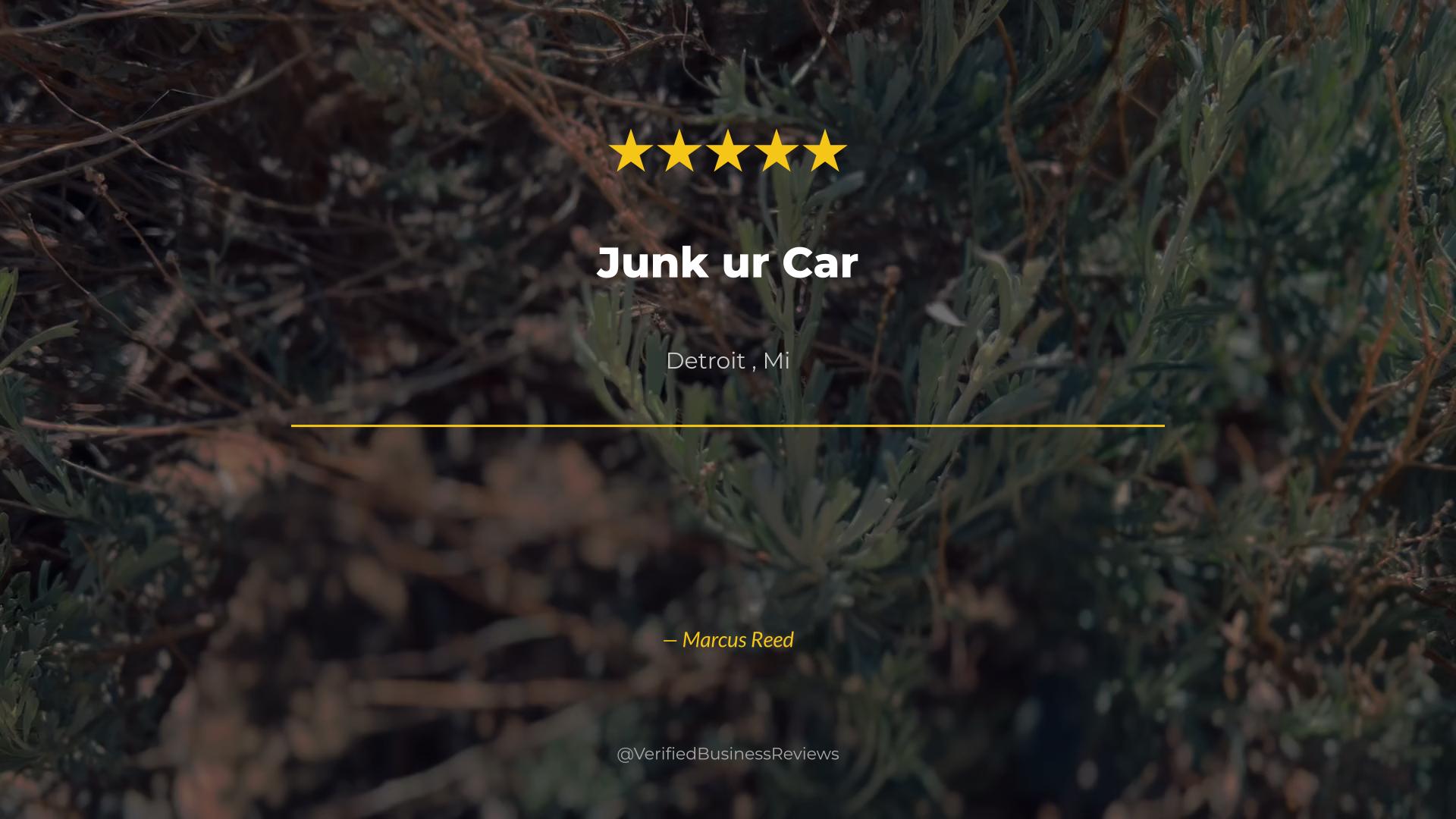 Video thumbnail for Junk ur Car 