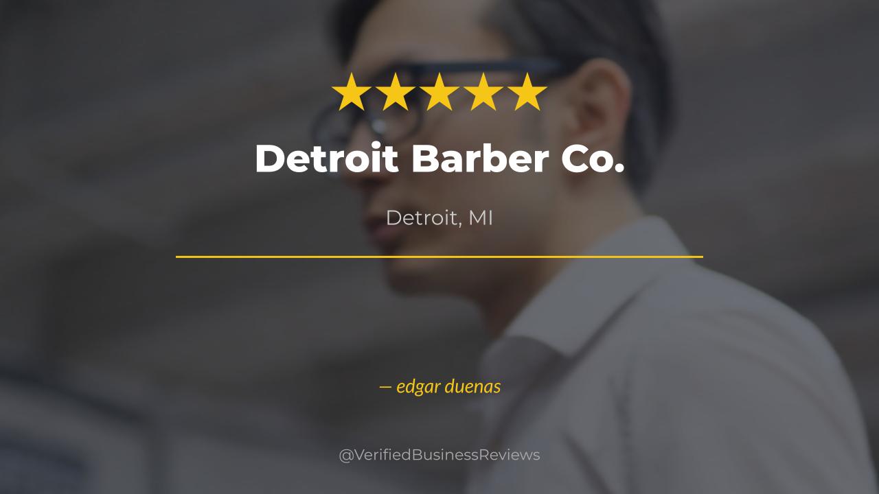 Video thumbnail for Detroit Barber Co. Barbershop & Brand - Corktown Haircuts
