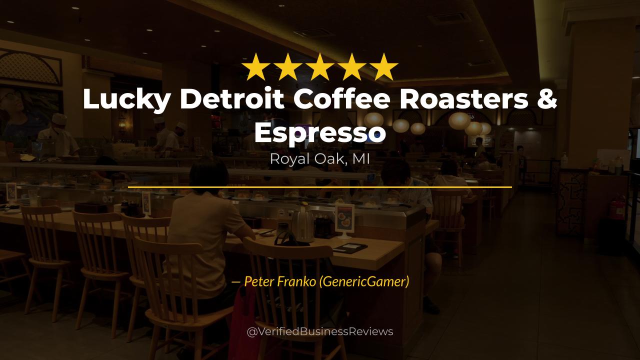 Video thumbnail for Lucky Detroit Coffee Roasters & Espresso