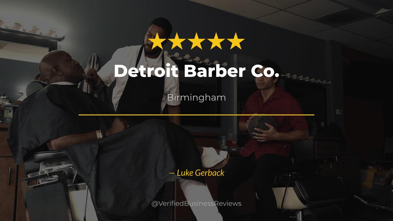 Video thumbnail for Detroit Barber Co. Barbershop & Brand - Birmingham Haircuts