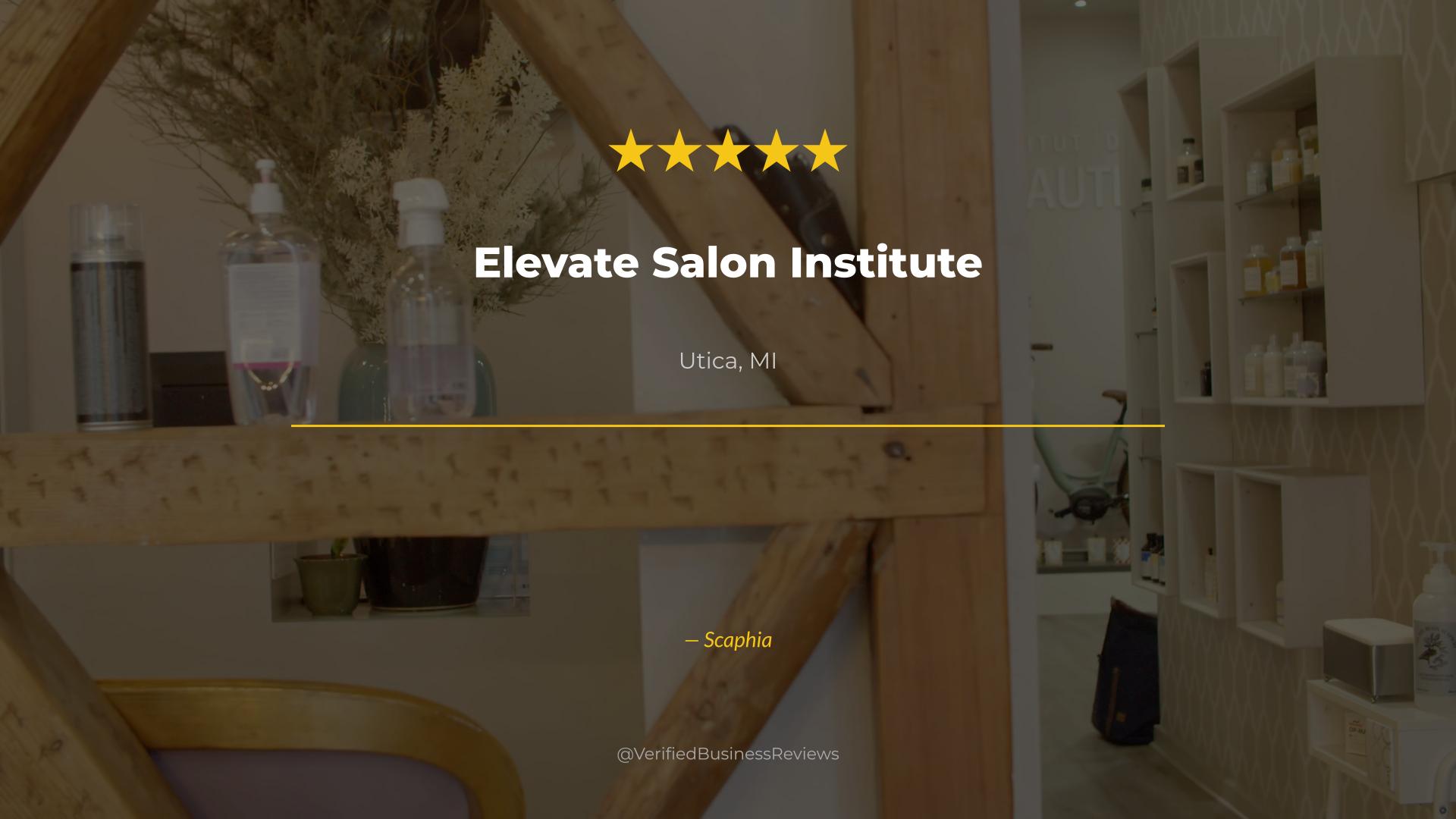 Video thumbnail for Elevate Salon Institute