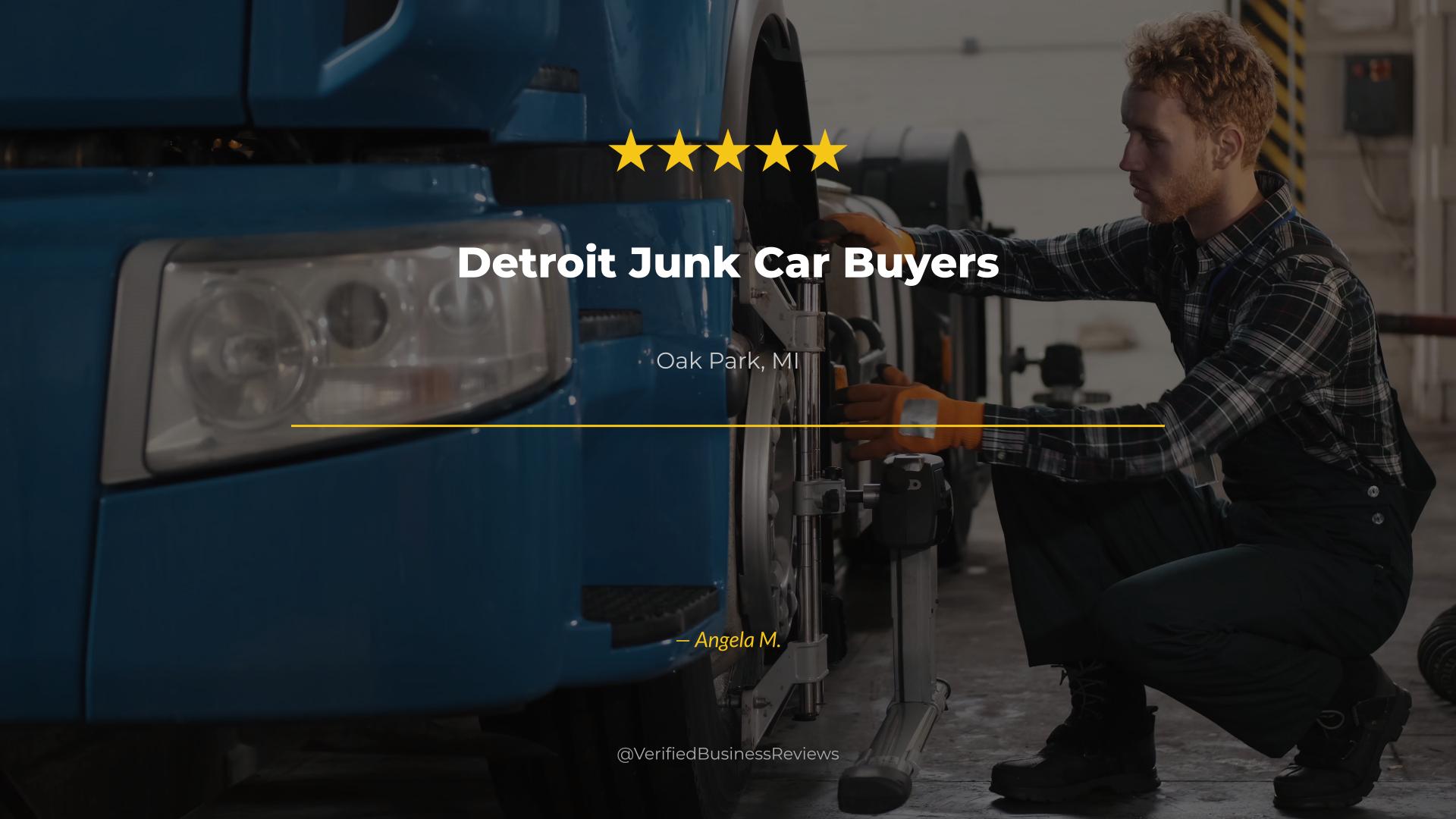 Video thumbnail for Detroit Junk Car Buyers