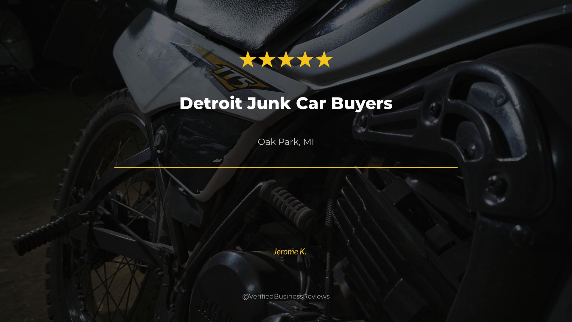 Video thumbnail for Detroit Junk Car Buyers