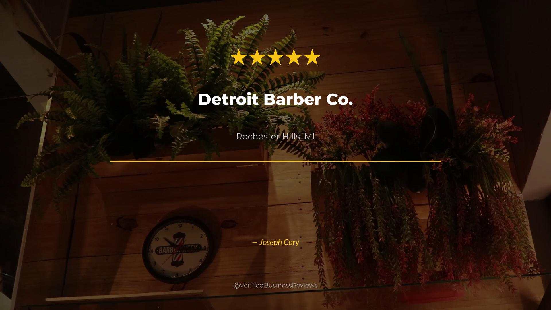 Video thumbnail for Detroit Barber Co. - Rochester Hills Haircuts