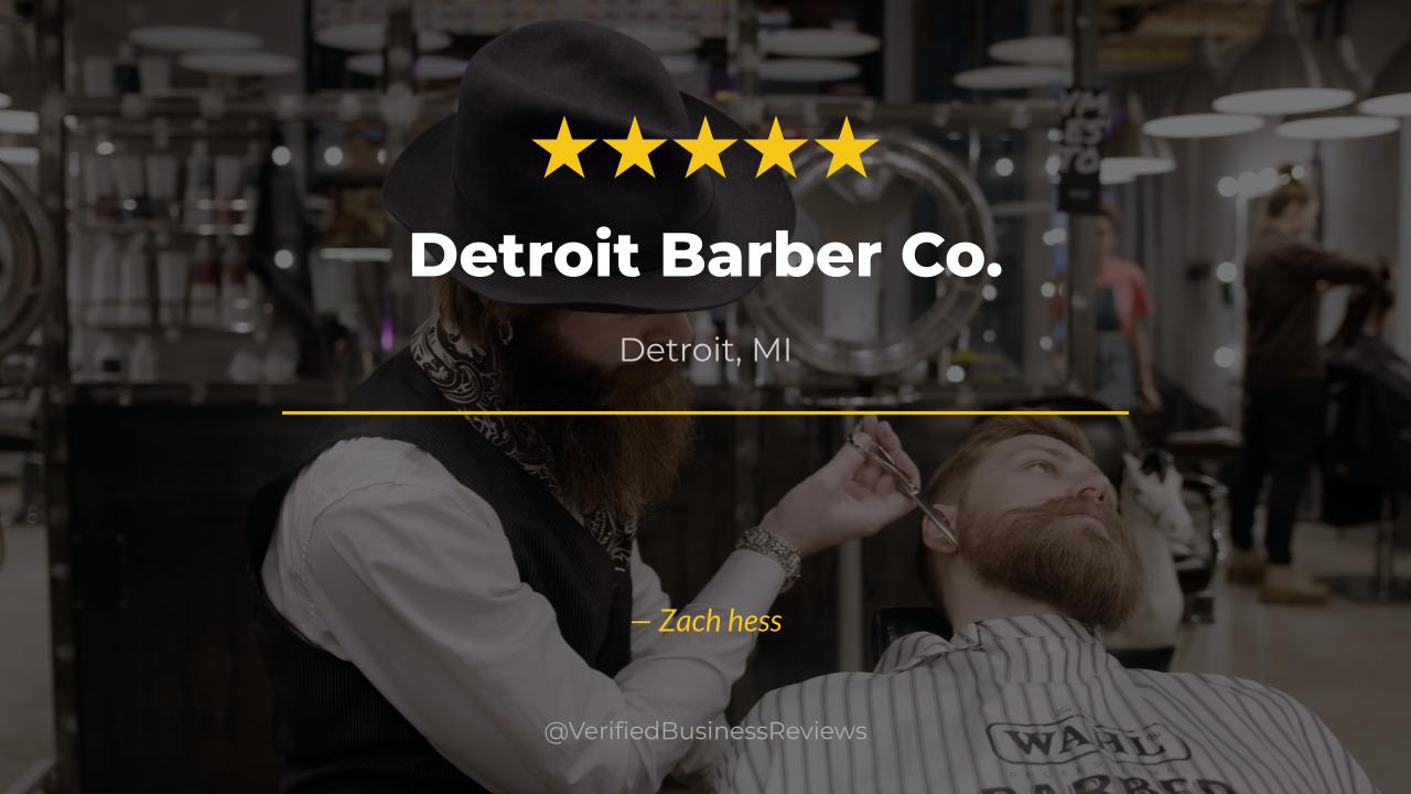 Video thumbnail for Detroit Barber Co. Barbershop & Brand - Corktown Haircuts
