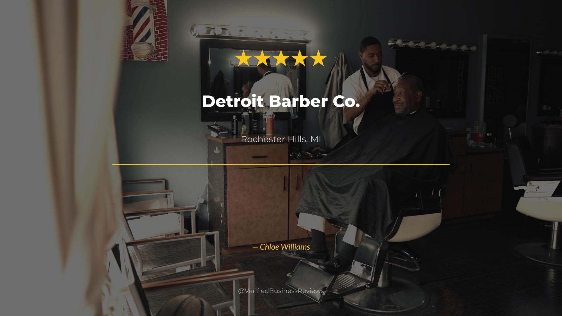 Video thumbnail for Detroit Barber Co. - Rochester Hills Haircuts