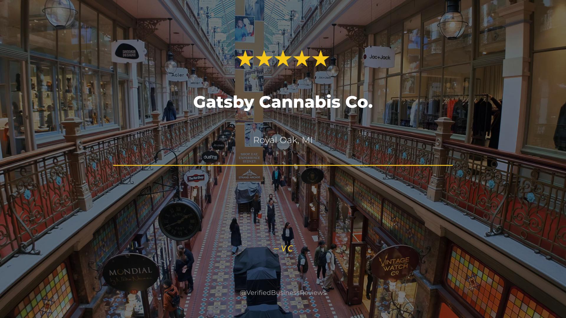 Video thumbnail for Gatsby Cannabis Co.