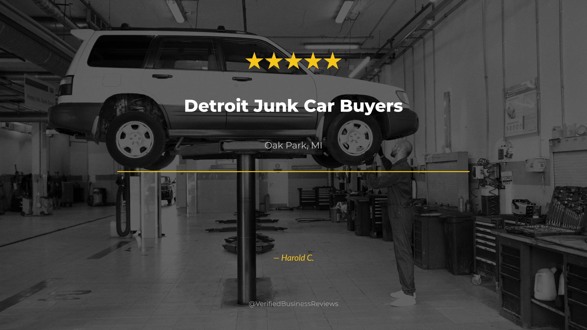 Video thumbnail for Detroit Junk Car Buyers