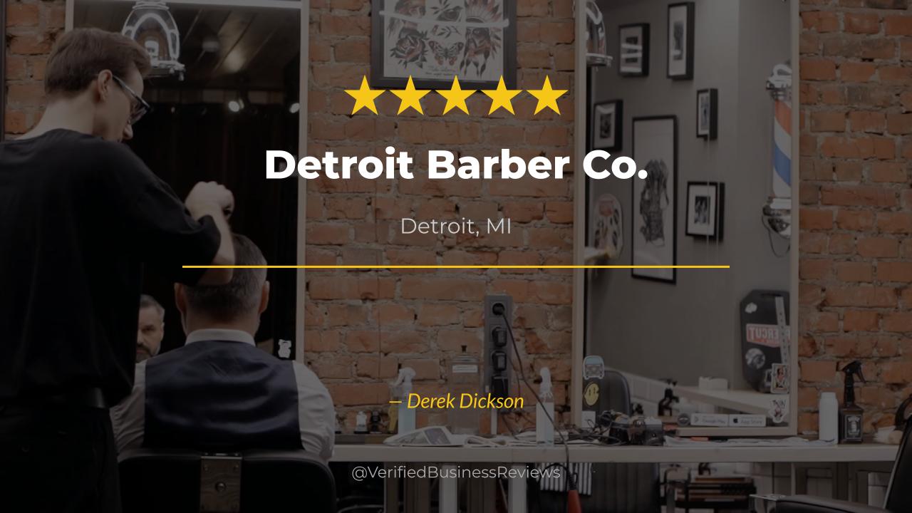 Video thumbnail for Detroit Barber Co. Barbershop & Brand - Corktown Haircuts
