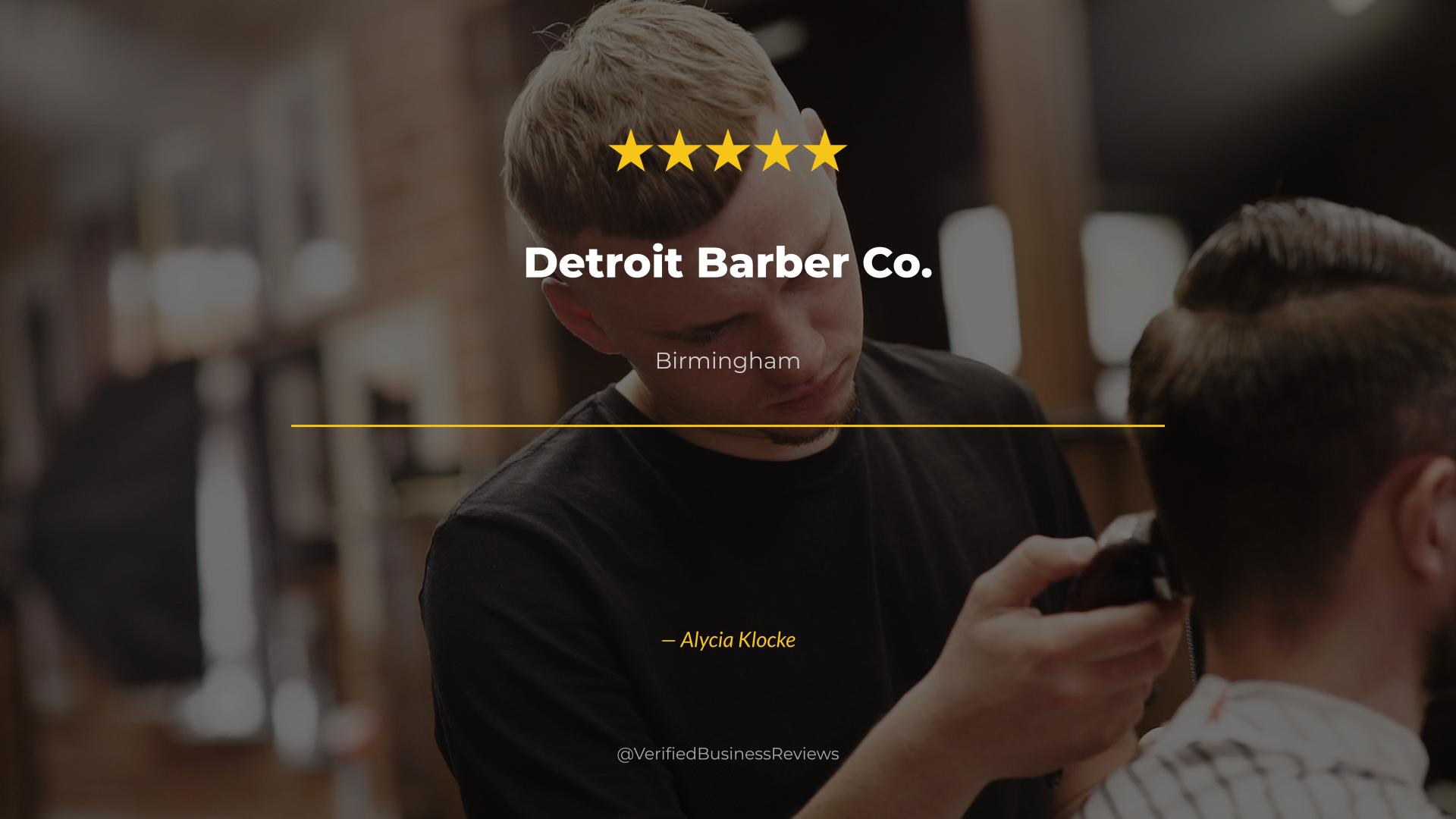 Video thumbnail for Detroit Barber Co. Barbershop & Brand - Birmingham Haircuts