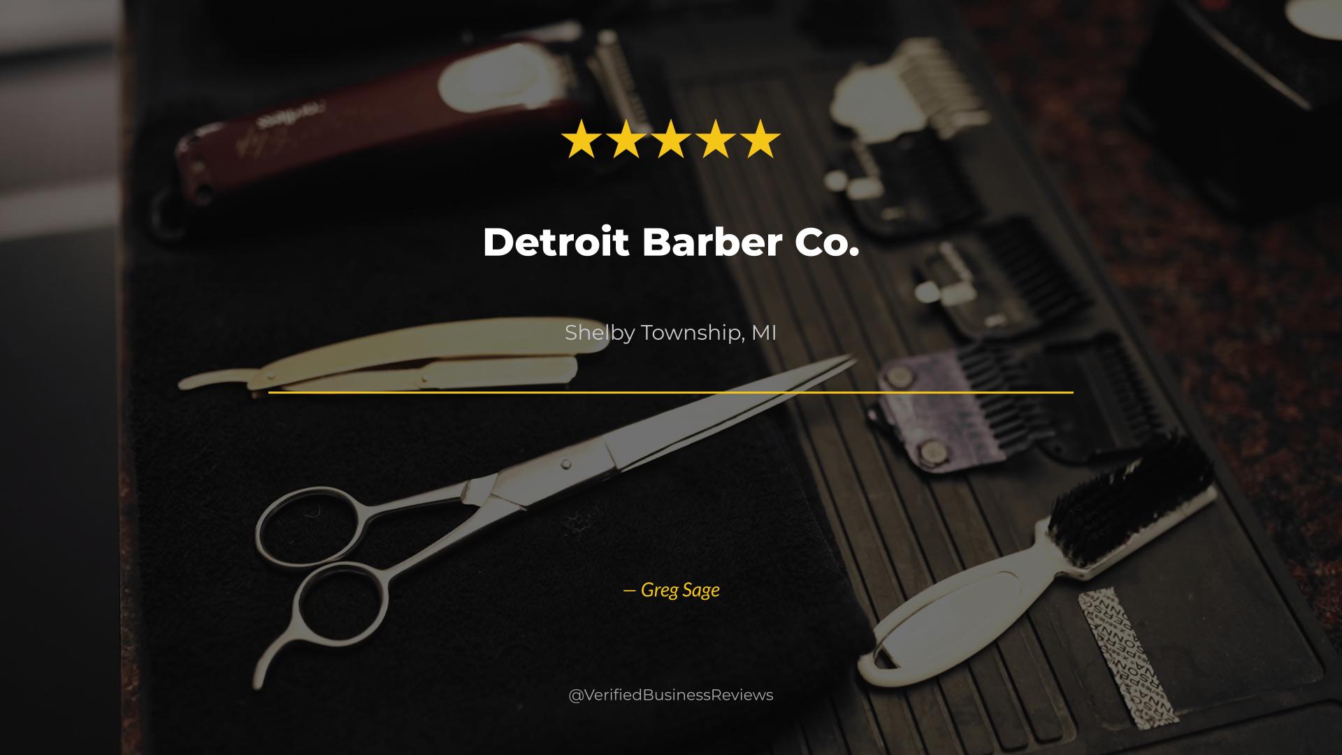 Video thumbnail for Detroit Barber Co. Barbershop & Brand - Shelby Township Haircuts