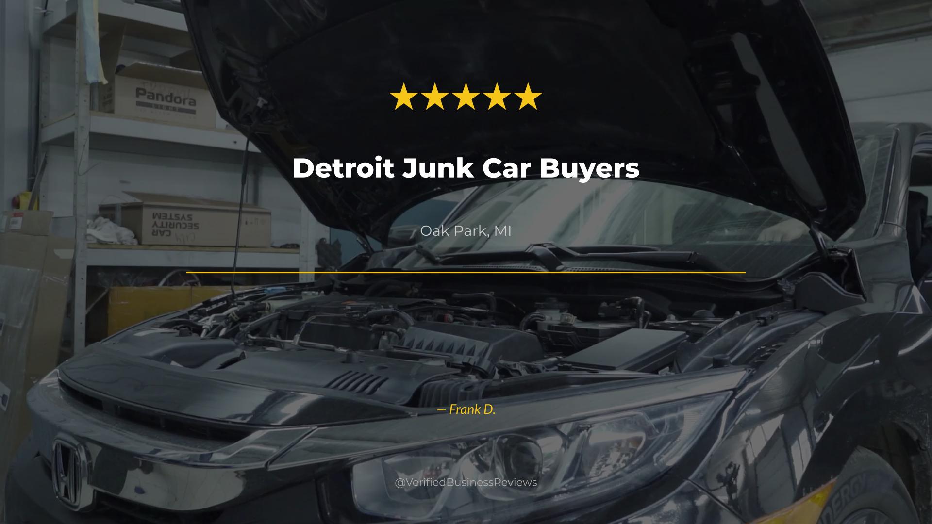 Video thumbnail for Detroit Junk Car Buyers