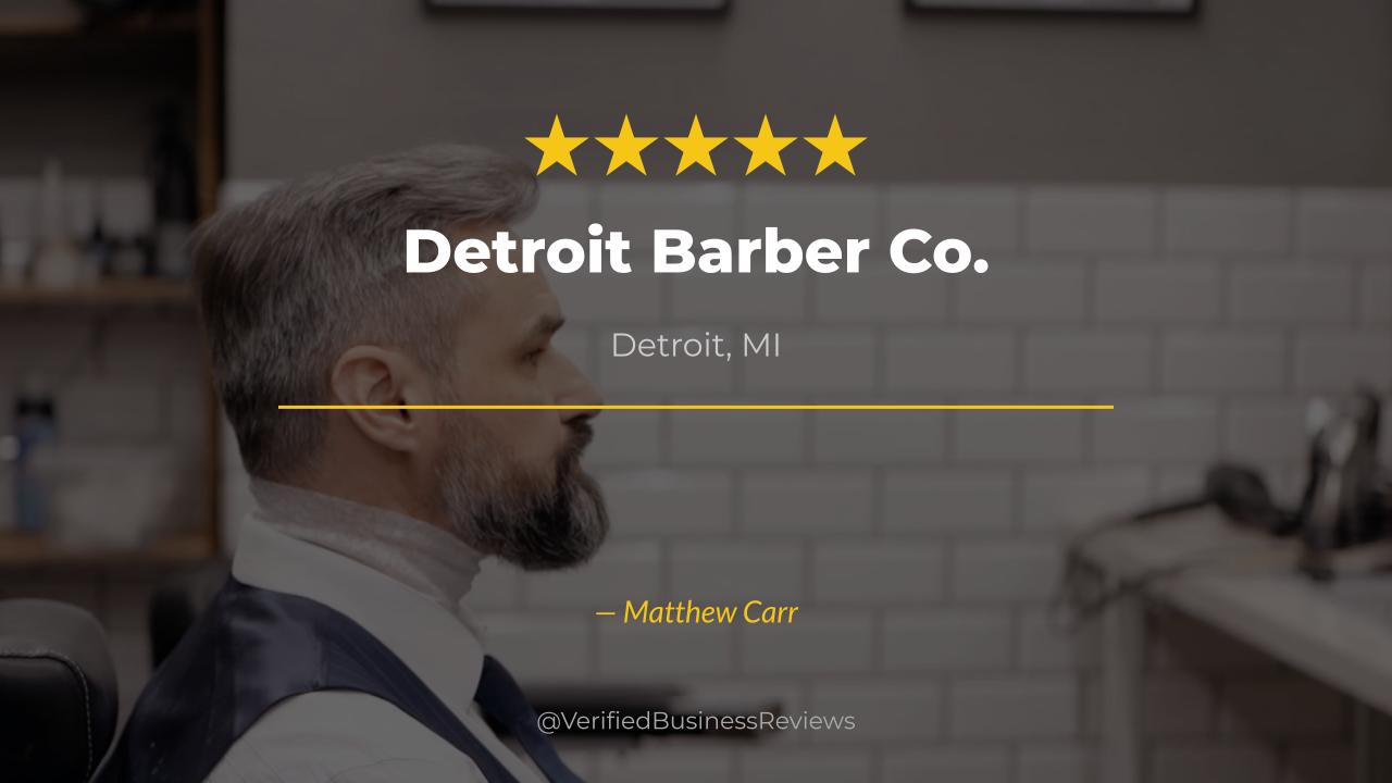 Video thumbnail for Detroit Barber Co. Barbershop & Brand - Corktown Haircuts