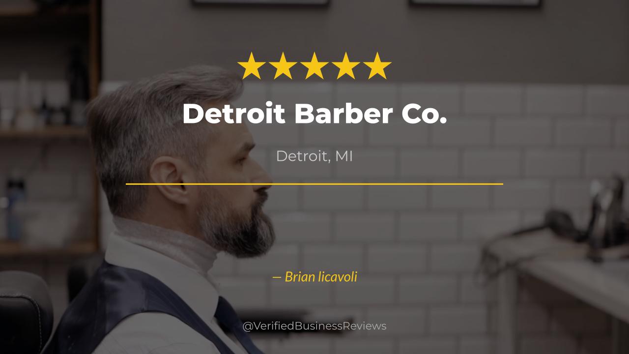 Video thumbnail for Detroit Barber Co. Barbershop & Brand - Corktown Haircuts