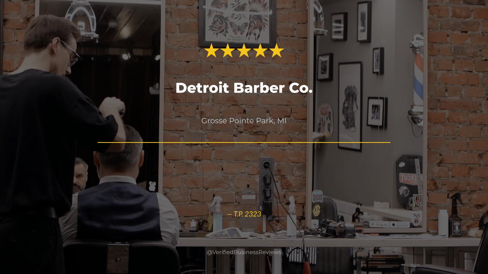 Video thumbnail for Detroit Barber Co. Barbershop & Brand - Grosse Pointe Park