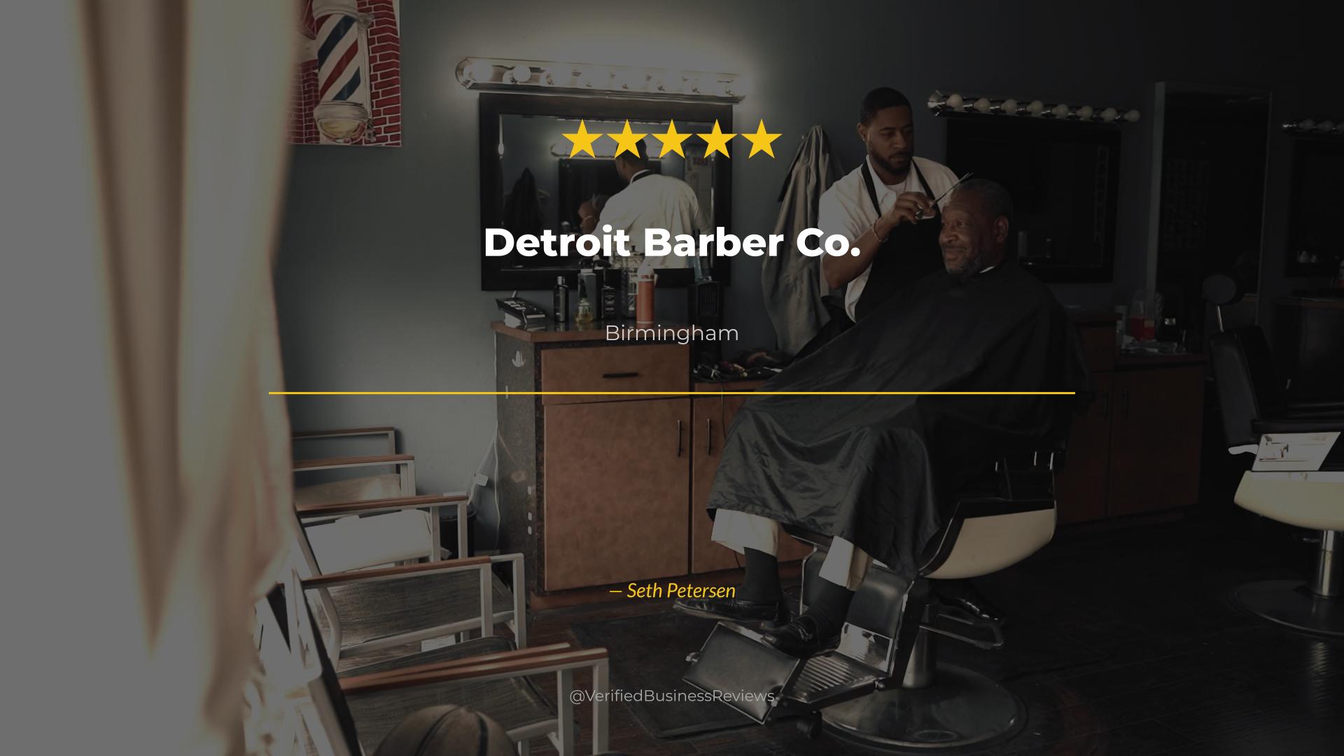 Video thumbnail for Detroit Barber Co. Barbershop & Brand - Birmingham Haircuts