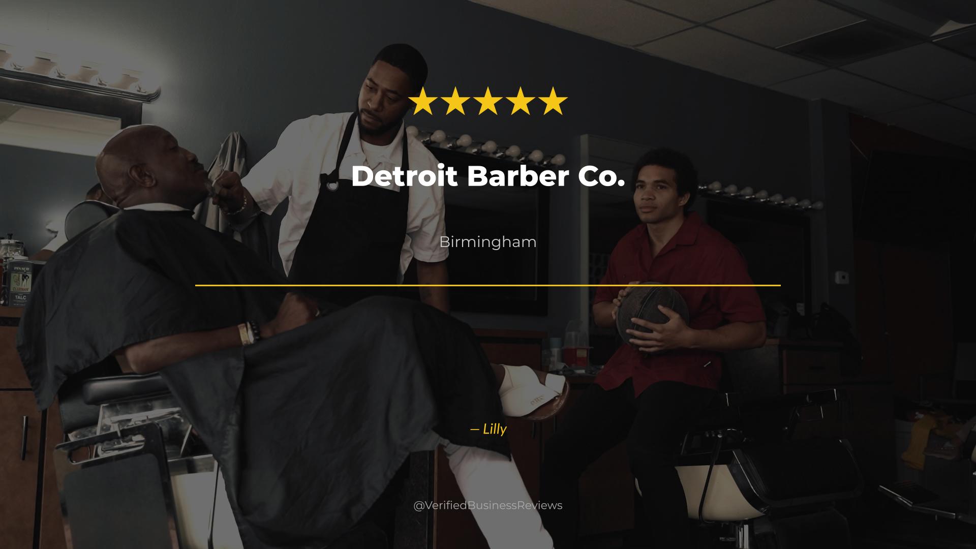 Video thumbnail for Detroit Barber Co. Barbershop & Brand - Birmingham Haircuts