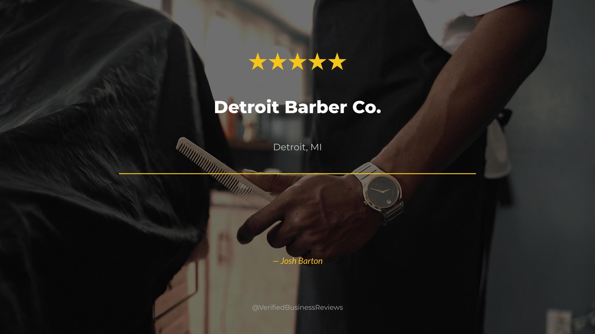 Video thumbnail for Detroit Barber Co. Barbershop & Brand - Corktown Haircuts
