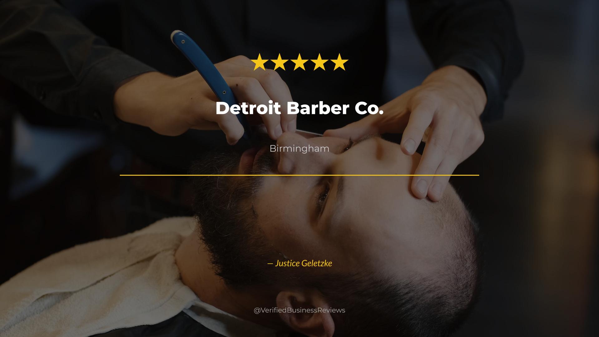 Video thumbnail for Detroit Barber Co. Barbershop & Brand - Birmingham Haircuts