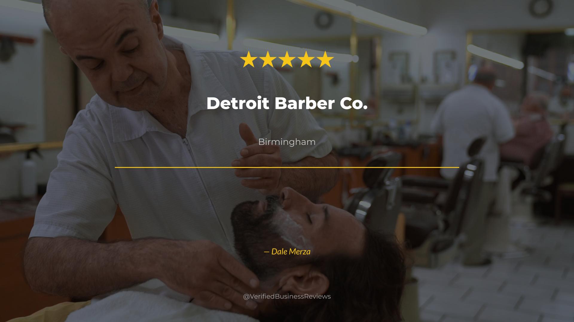 Video thumbnail for Detroit Barber Co. Barbershop & Brand - Birmingham Haircuts